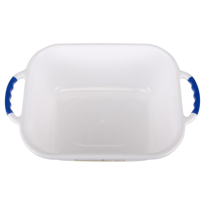 XTRA KLEEN 12L White Laundry Wash Basin with Handles 47X31.5X16.5cm