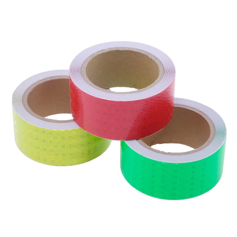 HANDY HARDWARE Reflective Safety Tape 50mm x 10m - Green, Red or Yellow