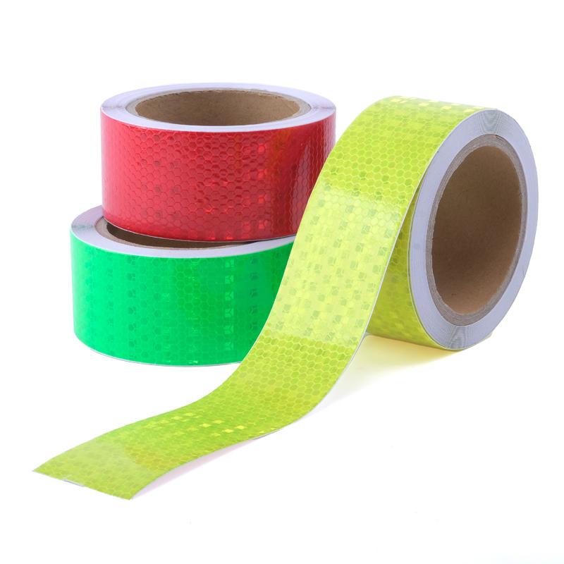 HANDY HARDWARE Reflective Safety Tape 50mm x 10m - Green, Red or Yellow