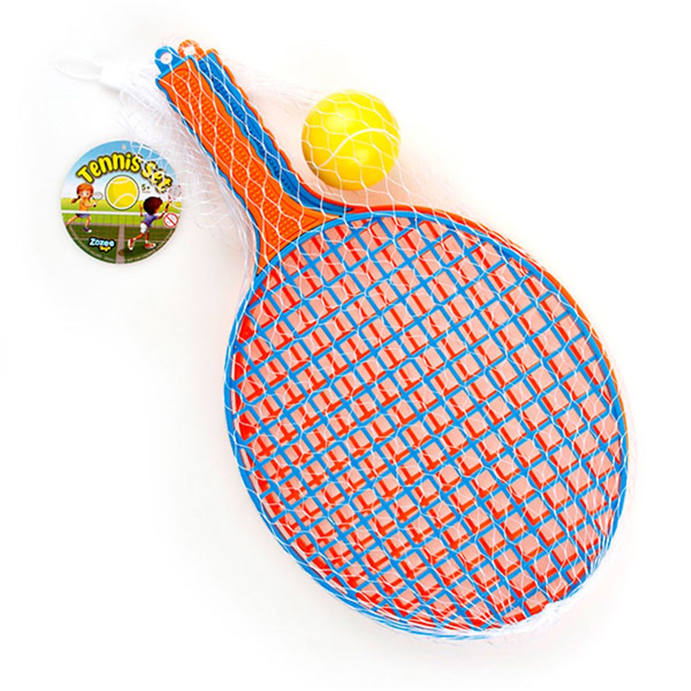 ZOZEE TOYS Tennis Set - 2 Racquets and 1 Ball Pack