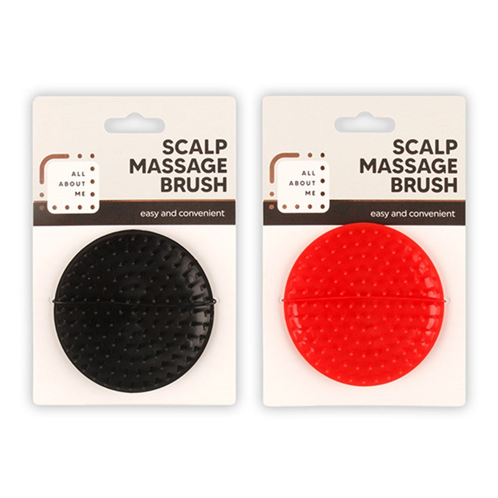 ALL ABOUT ME Scalp Massage Brush 4x7.8cm Diameter- Red or Black