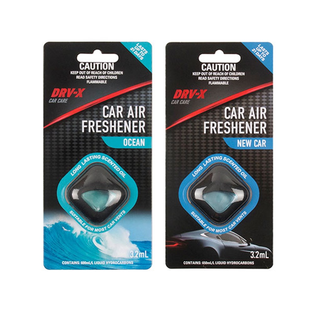 DRV-X Car Vent Air Fresheners - New Car or Ocean Scent