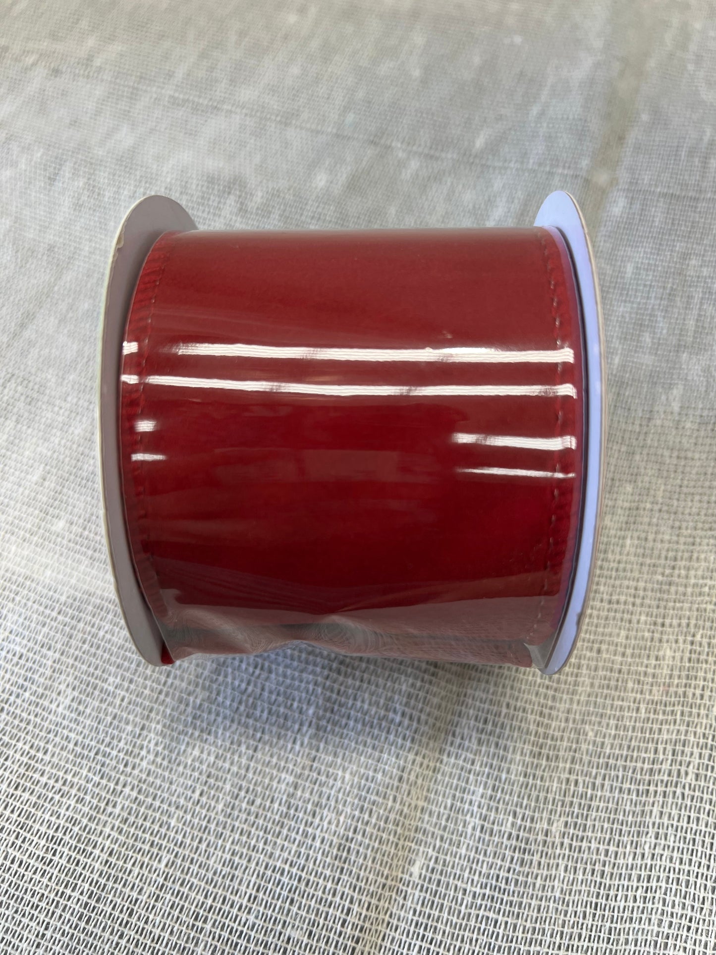 HOP INTO CHRISTMAS Festive Fabric Ribbon 6.5cmx2.7m - Red, Sparkly Silver, Silver Icicles on White, Sparkly Gold, Gold Foil Christmas Tree or Metallic Gold/White Snowflake