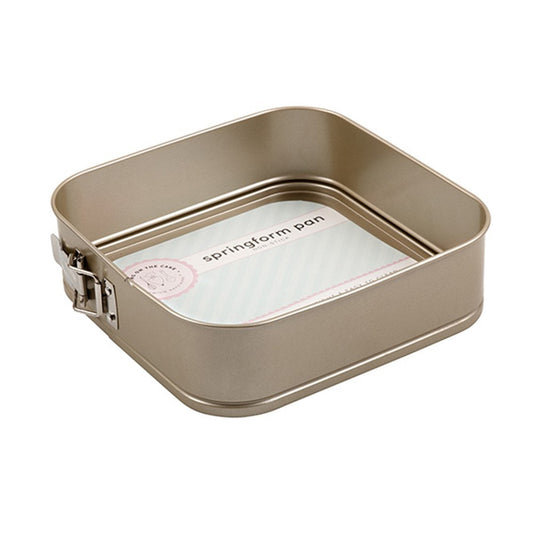 ICING ON THE SUGAR Champagne Non-Stick Square Springform Pan 24x6.8cm
