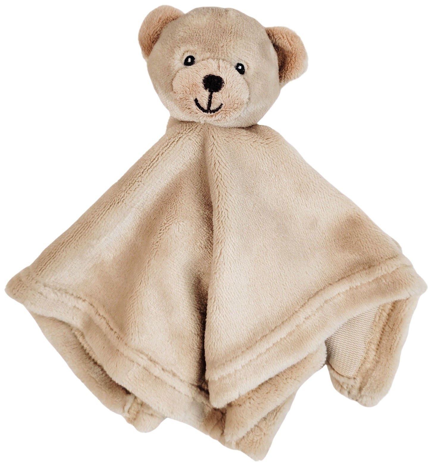 Brown Bear Plush Comforter – Soft and Soothing Baby Cuddle Companion 31x31cm