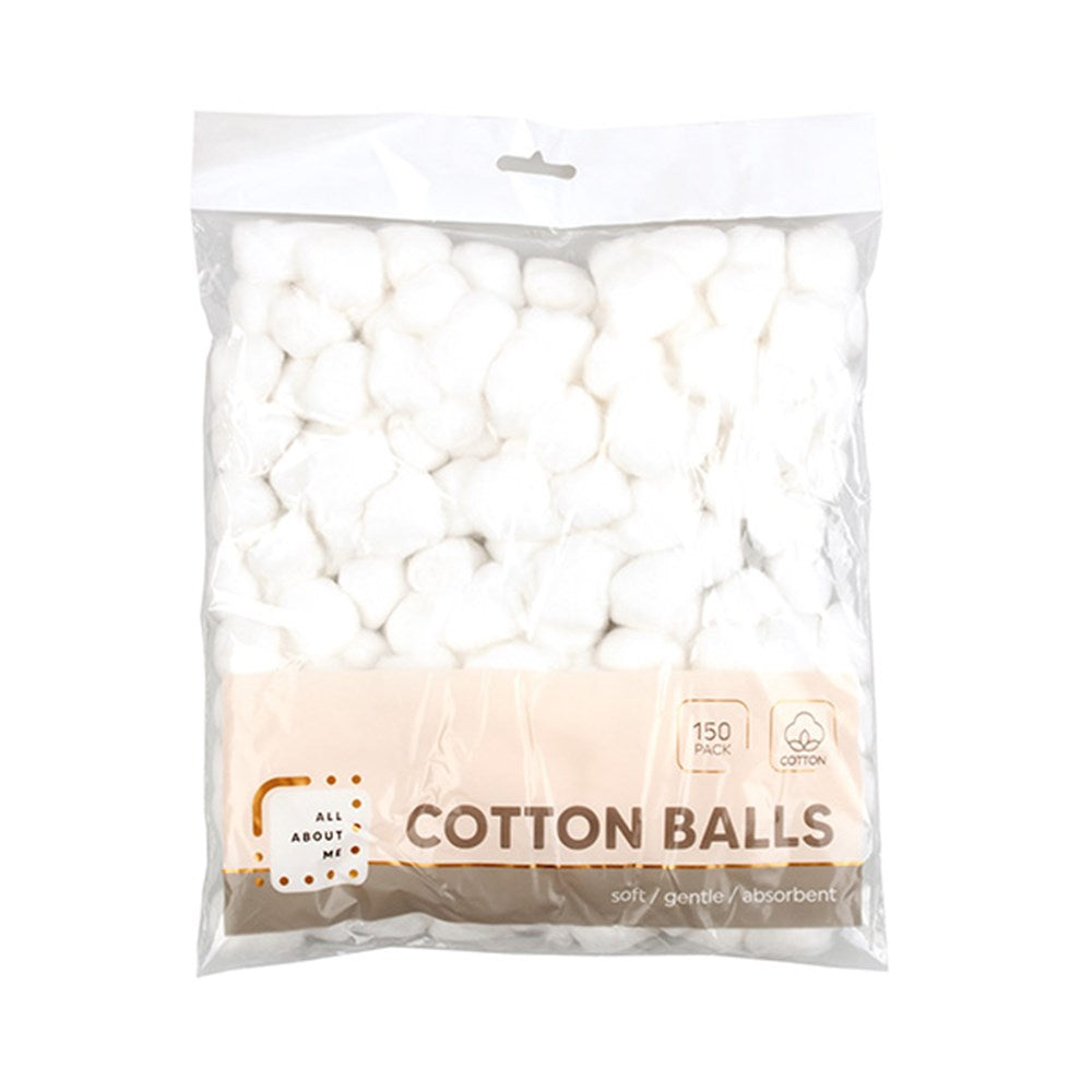ALL ABOUT ME White Cotton Balls 150 Pack