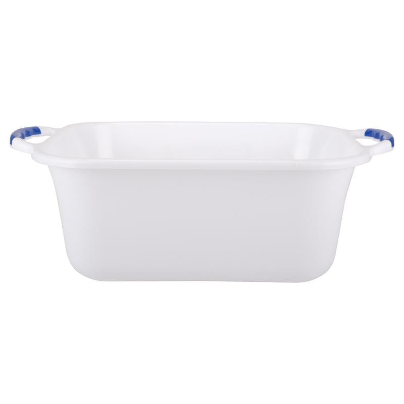 XTRA KLEEN 12L White Laundry Wash Basin with Handles 47X31.5X16.5cm