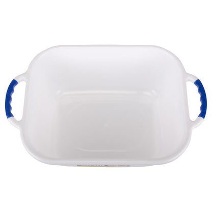XTRA KLEEN 12L White Laundry Wash Basin with Handles 47X31.5X16.5cm