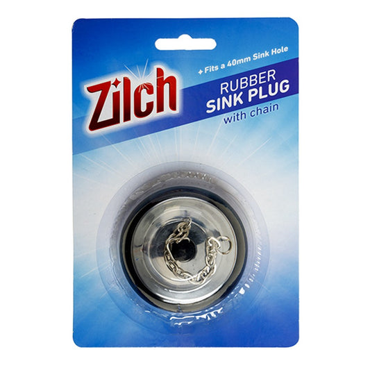 ZILCH Sink Plug with Chain 40mm