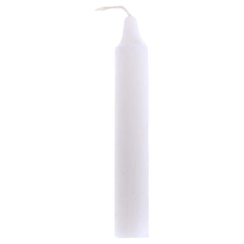 HOME MASTER White Unscented Straight Candles 12cm x 2cm (12 Pack)
