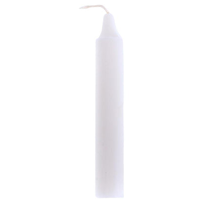 HOME MASTER White Unscented Straight Candles 12cm x 2cm (12 Pack)