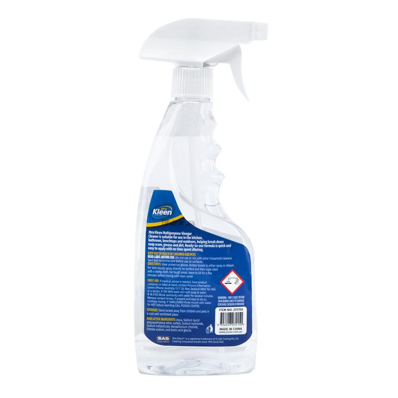 XTRA KLEEN Trigger Spray Vinegar Cleaner 500ml