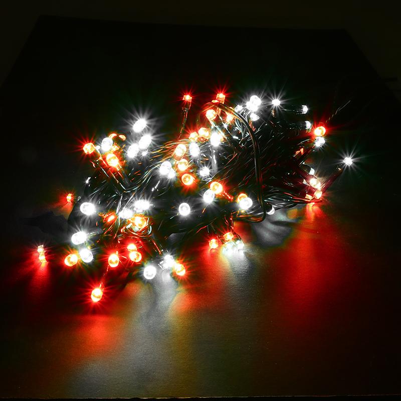 HOME MASTER Red and Cool White Fairy Lights 200 LED Total Length 13.5m Electrical 8 Function