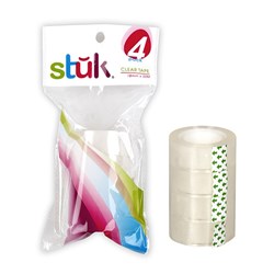 Clear Sticky Tape 20mx1.8cm Refill 4 Pack