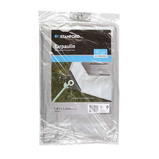 STANFORD Silver Tarpaulin 1.83x2.44m