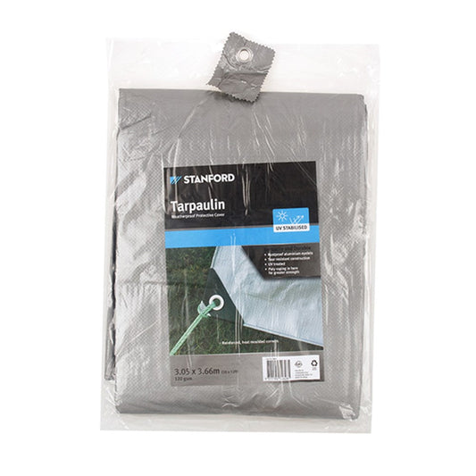 STANFORD Silver Tarpaulin 3.05x3.66M