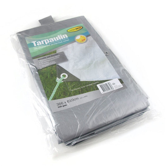 HANDYMAX Silver Tarpaulin 3.66x6.1m