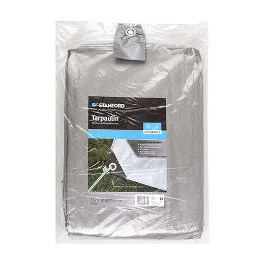 STANFORD Silver Tarpaulin 7.32x9.15m