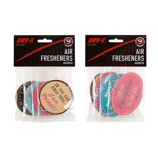 DRV-X Air Freshners 4 Pack