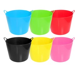 Flexi Storage Tub 26L - Choose from Blue, Green, Red, Black, Yellow or Pink