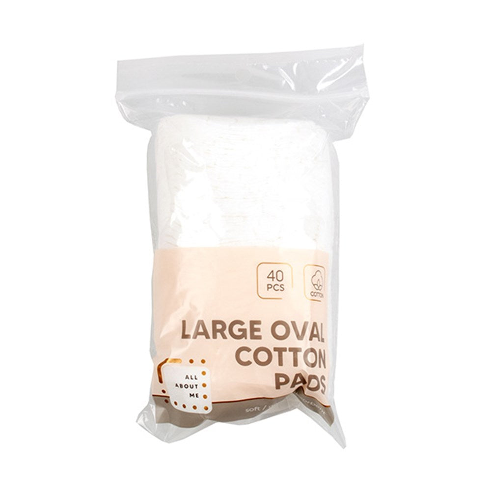 ALL ABOUT ME Large Oval Cotton Pads 40 Pack
