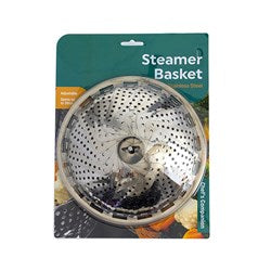 CHEF'S COMPANION Silver Adjustable Steamer Basket 28cm