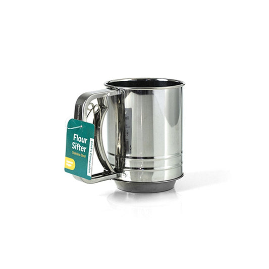 CHEF'S COMPANION Silver Stainless Steel Flour Sifter with Handle 13cm