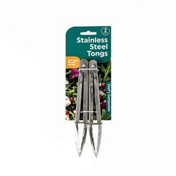 CHEF'S COMPANION Stainless Steel Tongs 18cm (2 Pack)