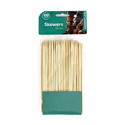 CHEF'S COMPANION Bamboo Skewers 15cmx2.5mm (100 Pack)