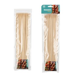 CHEF'S COMPANION Bamboo Skewers 30cmx4mm (50 Pack)