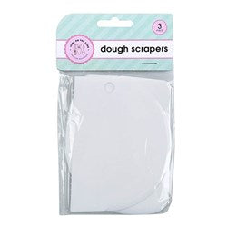 ICING ON THE CAKE White Dough Scrapers 3 Pack