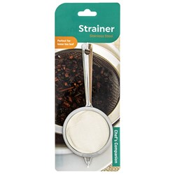 CHEF'S COMPANION Mesh Silver Strainer with Handle 7.7cm Diameter