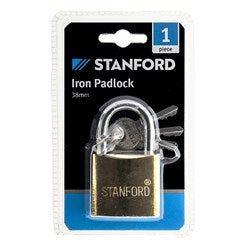 STANFORD 38mm Iron Padlock and 2 Keys