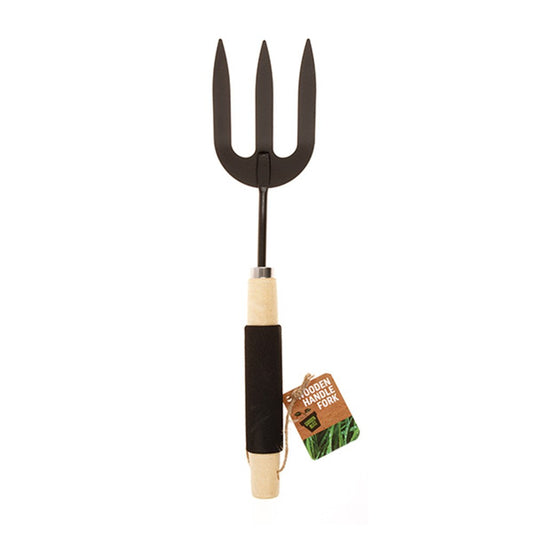 GARDEN BLITZ Foam Grip Wooden Handle Fork