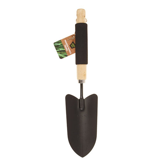 GARDEN BLITZ Foam Grip Wooden Handle Trowel