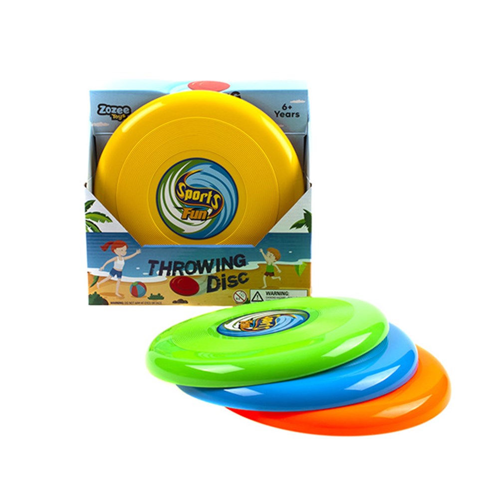 ZOZEE TOYS Throwing Disc – Yellow, Green, Blue and Orange