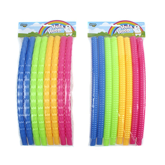 ZOZEE TOYS Hula Hoop Colourful Connectable – Ribbed or Wave