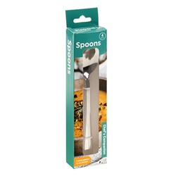 CHEF'S COMPANION Stainless Steel Spoons 4 Pack