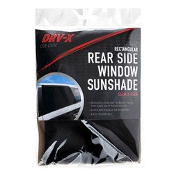 DRV-X Black Rectangular Rear Side Window Sunshade 56x55cm
