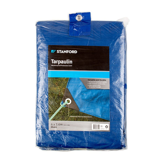 STANFORD Blue Tarpaulin 6x3.6M