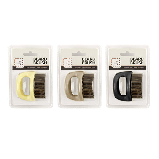ALL ABOUT ME Beard Brush 5.5x4.5cm - Yellow, Beige or Black