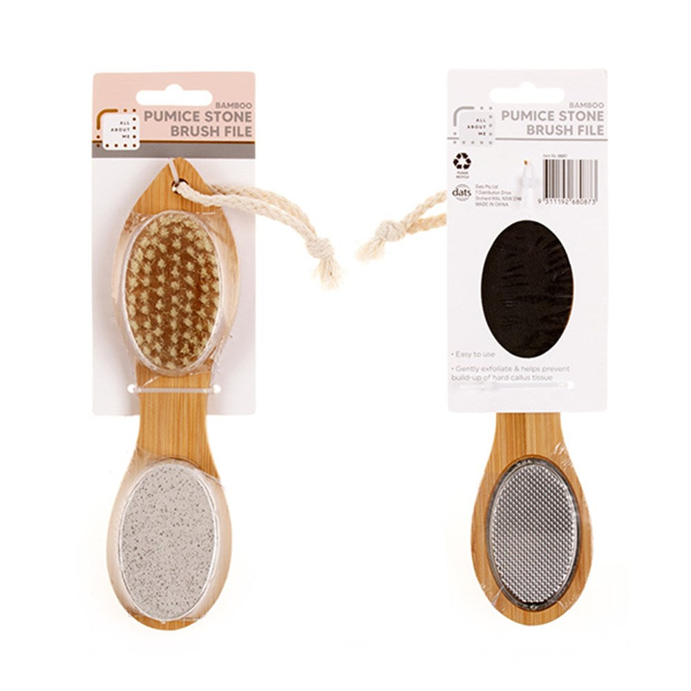 ALL ABOUT ME Bamboo Pumice Stone Brush File