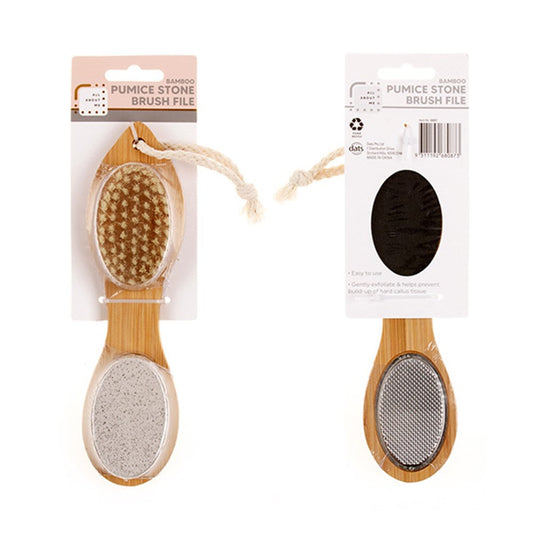 ALL ABOUT ME Bamboo Pumice Stone Brush File