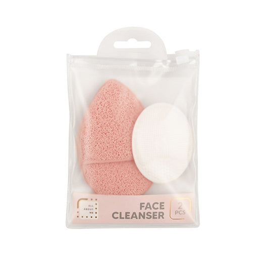 ALL ABOUT ME Sponge and Silicone Face Cleanser Pads 2 Piece