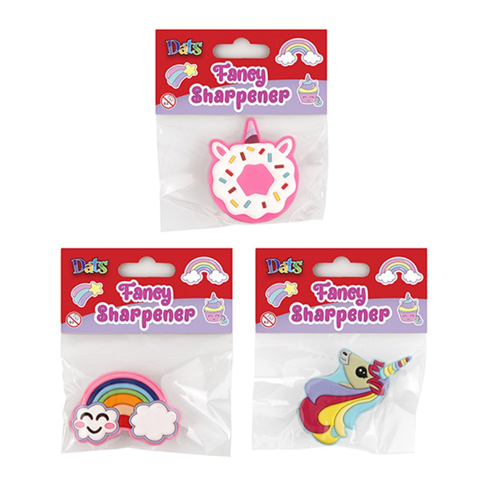 Novelty Sharpeners - Choose from Unicorn, Donut or Rainbow