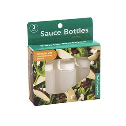 CHEF'S COMPANION White and Clear 44ml Sauce Bottles 3 Pack