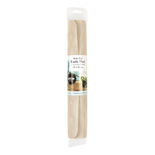 URBAN BLISS Cream Anti Slip Shower or Bath Mat 69x38cm
