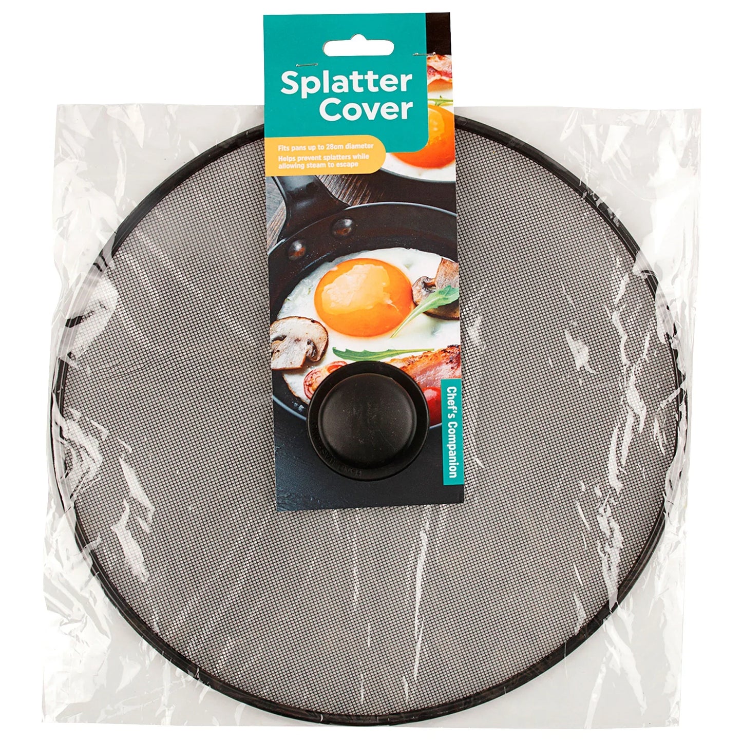 CHEF'S COMPANION Black Mesh Universal Splatter Cover 29cm
