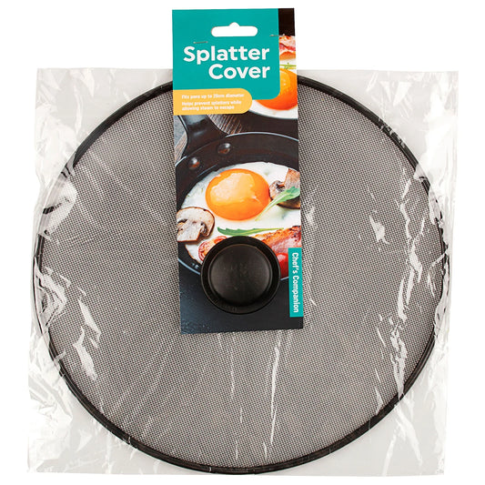 CHEF'S COMPANION Black Mesh Universal Splatter Cover 29cm