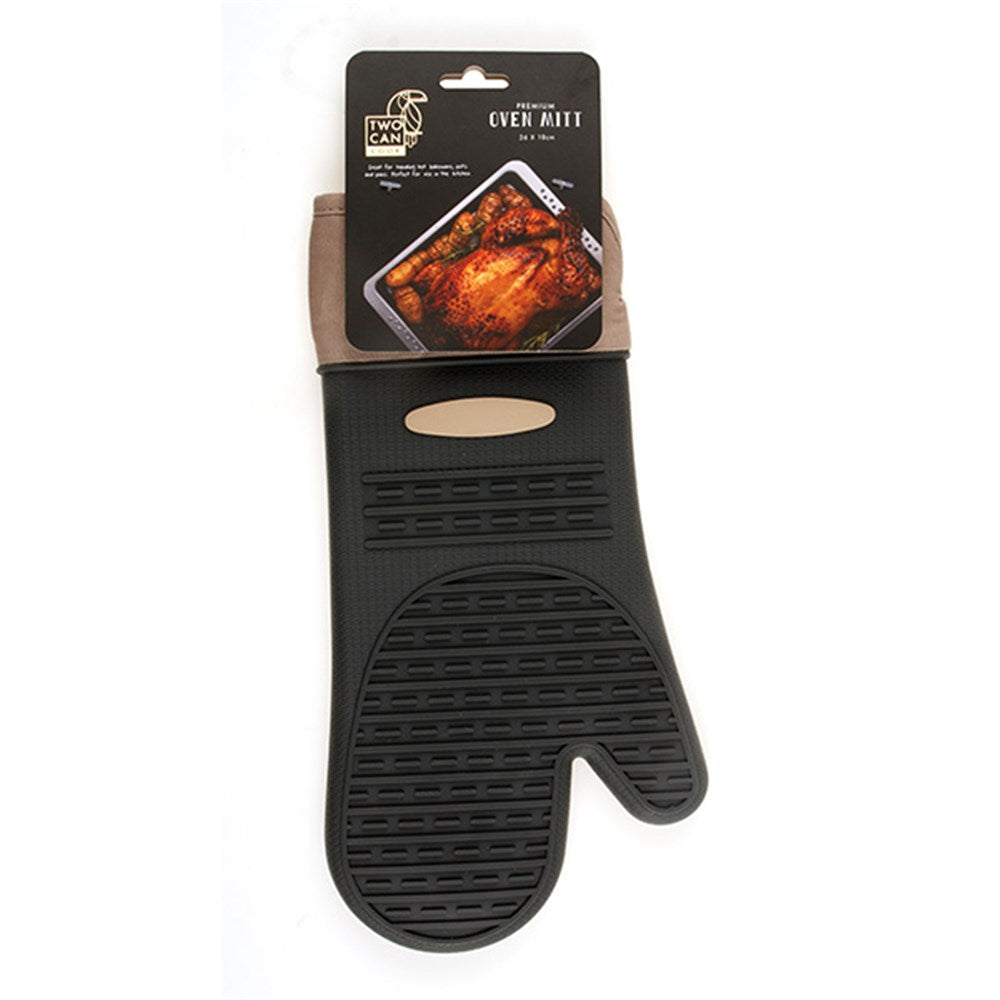 TWO CAN Charcoal Oven Mitt 36x18cm